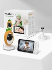 Image of Dragon Touch Baby Monitor with Camera, 4.3" HD LCD Screen, 2.4GHz Wireless