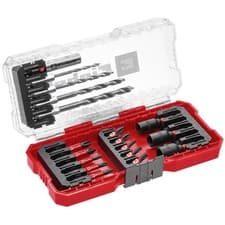 Image of Einhell Bit Set 18-Piece 1/4" Robust Manganese-Phosphated Steel