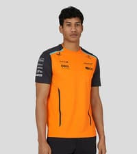 Image of McLaren Racing F1 Official Team Set Up T-Shirt Mens - Anthracite - BNWT