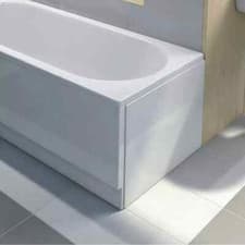 Image of supastyle white 750mm end plastic bath panel