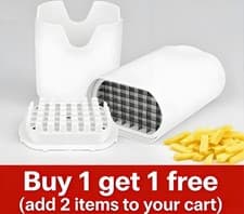 Image of Chopper Chipper Cutter Potato Vegetable French Fries Maker Slicer Kitchen Tool