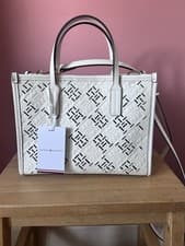 Image of Tommy Hilfiger - City TH Monogram Tote Bag - White - RPP £150