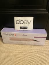 Image of Remington Hair Straightener Almond Allure Adjustable Temperature S4807 New