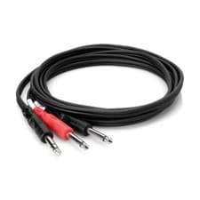 Image of Hosa STP-200 Insert Cable Stereo 1/4" Jack to 2 X 1/4" Mono Jack Lead