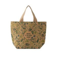 Image of Pure Green is the New Black - Cork Lunch Bag