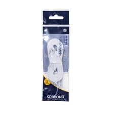 Image of Korbond Elastic White 6mm x 3mOne Size One Colour WI1649
