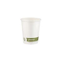 Image of Planet 8oz Single Wall Plastic-Free Cups (Pack of 50) PFHCSW08