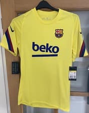 Image of Barcelona Football Shirt Away Kids Sizes 100% Official Nike Size Small NEW