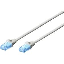 Image of Digitus DK-1511-015 Network cable patch cable CAT 5e U/UTP 1.50 m Grey