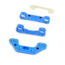 Image of Team Associated RC10B7.1 Aluminium Arm & Rear Ballstud Mounts AS92585 AS92440+