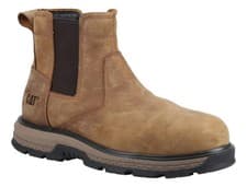 Image of Mens Caterpillar Exposition S3 Safety Toe/Midsole Chelsea Boots Sizes 7 to 12