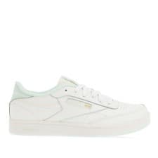Image of Girl's Reebok Juniors Club C Trainers in White