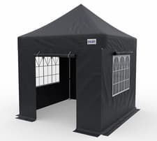 Image of TITAN HEX 40mm HEAVY DUTY STEEL COMMERCIAL GRADE POP UP GAZEBO 3m x 3m, 2.5m, 2m