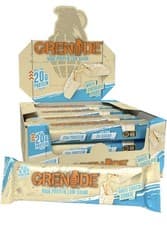 Image of Grenade High Protein, Low Sugar Bar - White Chocolate Cookie, 12 x 60 g