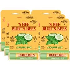Image of Burt's Bees Lip Balm Cucumber & Mint 100% Natural Moisturizing 4.25g - 2 PACKS