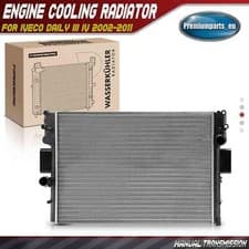 Image of Engine Cooling Radiator for Iveco Daily III IV 2002-2011 504084141 504045489 New