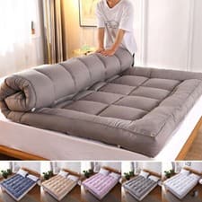 Image of Hotel Quality Mattress Topper 10cm Deep Thick Single Double King Super All Sizes