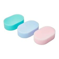 Image of Meridiana Standard Bath Sponge, Assorted 3 count (Pack of 1), Multicolored 