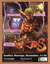 Image of Jak 3 PS2 Original 2003 Vintage Print Ad - Video Game Promo Wall Art