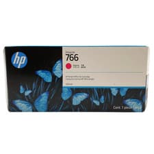 Image of HP 766 Magenta Ink Cartridge 300ml Genuine Original DesignJet P2V90A 10/2027