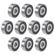 Image of 638-2RS Deep Groove Ball Bearings 8x28x9mm Double Sealed Chrome Steel P6 10pcs