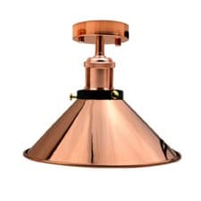 Image of Vintage Ceiling Light Edison Flush Mount E27 Industrial Ceiling Light Fixture