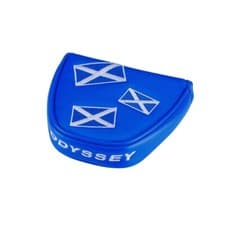 Image of Blue Odyssey Scotland Golf Swirl Magnetic Closure Mallet Putter Cover UK