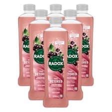 Image of Radox Feel Detoxed Bath Soak with Acai Berry Scent (6 x 500ml)