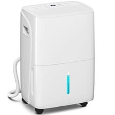 Image of HOMCOM 30L/Day Dehumidifier for Home, with Auto-Clean Filter, 24H Timer