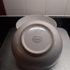 Image of Denby Elements Natural Bowls x 2 approx 16.5cm diameter