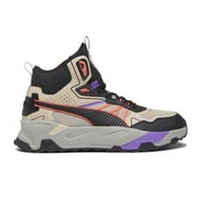 Image of PUMA Trinity Mid Hybrid Lace Up Mens Beige, Grey Sneakers Casual Shoes 39232703