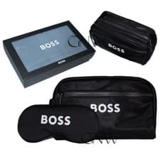 Image of BOSS Men's GB-G-Washbag & Mask 50544083 Black Gift Box Was £99.00