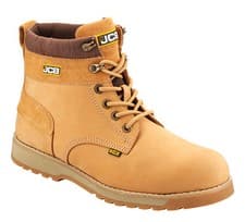 Image of JCB MENS S3 LEATHER SAFETY WATERPROOF WORK DESERT BOOTS STEEL TOE CAP SIZE 6-13