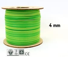 Image of 4 mm Single Core Conduit Cable 6491X Blue Brown Earth Yellow Green Bonding Wire