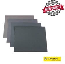 Image of HIGH QUALITY WET AND DRY SANDPAPER 60 - 7000 GRIT KLINGSPOR SAND PAPER A4 SIZE