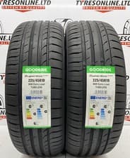 Image of 2 X 225 45 19 GOODRIDE 225/45R19 96W XL BRAND NEW QUALITY CB RATED TYRES 2254519