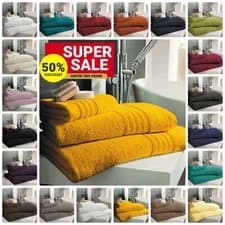 Image of *CLEARANCE SALE* 100% EGYPTIAN COTTON HAMPTON BATH SHEET BATH TOWEL HAND TOWEL