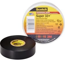 Image of 3M Scotch© Super 33+ Vinyl Electrical Tape black 19 mm x 20 m 1