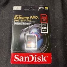 Image of SanDisk Extreme PRO 256GB Class 10 - SDXC Memory Card - (SDSDXXY-256G-GN4IN)