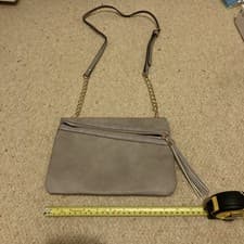 Image of Accessorize Taupe Crossbody Bag - Removable Strap - Brand New no tags
