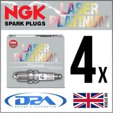 Image of 4x NGK PLZKAR6A-11 Laser Platinum Spark Plugs For RENAULT CLIO 3 2.0 10/06-->