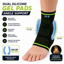 Image of Ankle Support Compression Brace Achilles Tendon Sprain Arthritis Sports Running