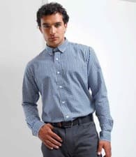 Image of Premier Maxton Check Long Sleeve Shirt PR252