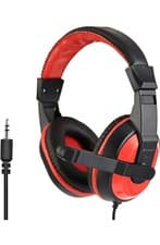 Image of Stereo Headset with Microphone & Volume Control - Adjustable Noise Reduction