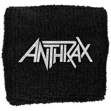 Image of ANTHRAX logo Sweatband wristband