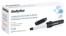 Image of BaByliss 2583BU Pro Cordless Gas Hair Curling Tong Brush 19mm Barrell, Brand New