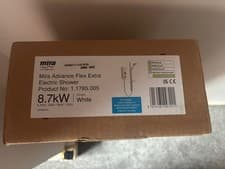 Image of Mira Advance Flex Extra 8.7kW Thermostatic Electric Shower - White (1.1785.005)