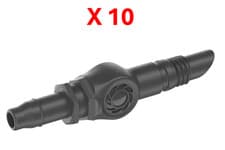 Image of Gardena Micro Drip System 4.6mm Connector 13213-20 Pack of 10