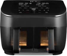 Image of Instant Pot Vortex Plus Dual Black Air Fryer Large 7.6L Family Size Twin Double