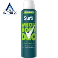 Image of Sure Men Active Fresh Whole Body All Over Deodorant 150 ml (Pack of 1)